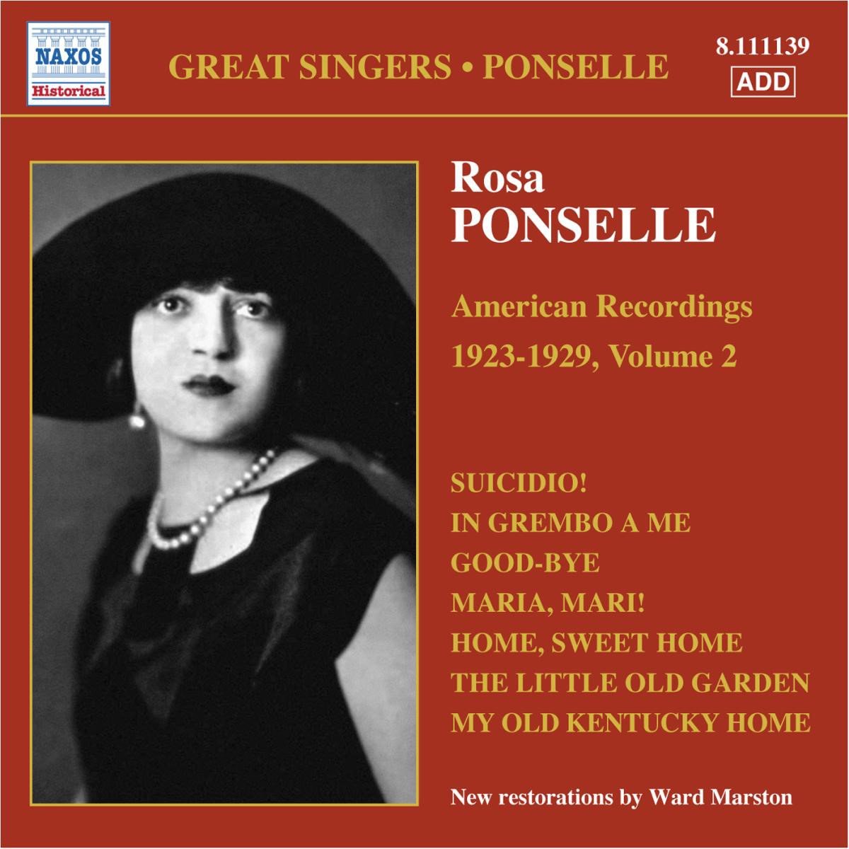 Rosa Ponselle - American Recordings Volume 2 (CD) (Remastered)