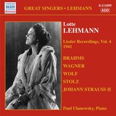 Lotte Lehmann & Paul Ulanowsky - Lieder Recordings Volume 4 (CD)