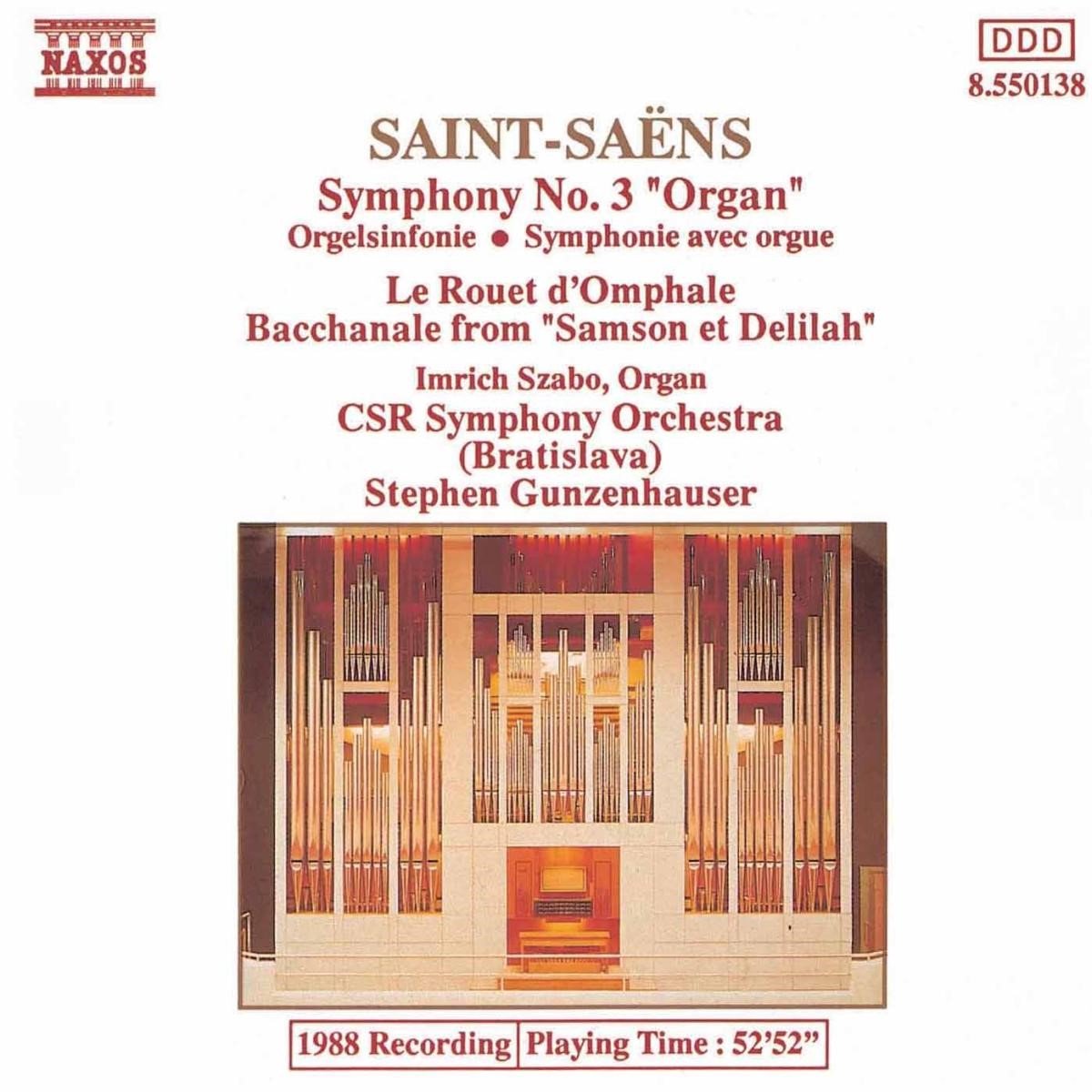 Czecho-Slovak Radio Symphony Orchestra - Saint-Saëns: Symphony 3 (CD)