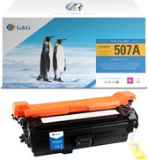 G&G CE403A toner compatibel met HP 507A Tonercartridge Magenta 1 stuck (s) Huismerk