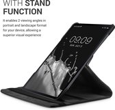 Hoes Geschikt voor Samsung Galaxy Tab S8 & S7 Hoesje Zwart 2022 / 360° Graden Draaibaar