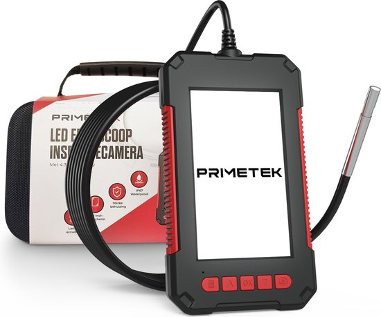 Primetek® Inspectiecamera met Scherm - Endoscoop - Riool Inspectie - 5  Meter Kabel -... | bol.com