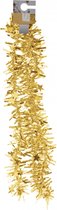 Décoration de fête guirlande dorée avec étoiles 180 cm