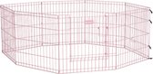 Topmast Puppyren uitvouwbaar - Roze - 560 cm Omtrek - 60 cm Hoog - Opvouwbaar - XL Hondenren - Voor Binnen