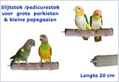 Nagel slijtstok / pedicurestok kleine papegaaien grote parkieten (beton)