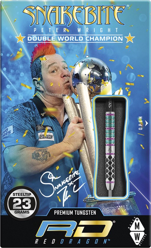 Red Dragon Peter Wright Supa Venom 90% - Dartpijlen van Red Dragon — afbeelding 2