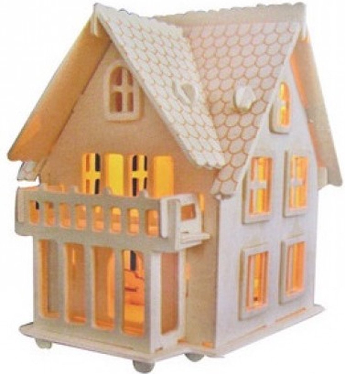 Bouwpakket Villa Huis Huisje B- hout — cadeau in Hobby - foto 4