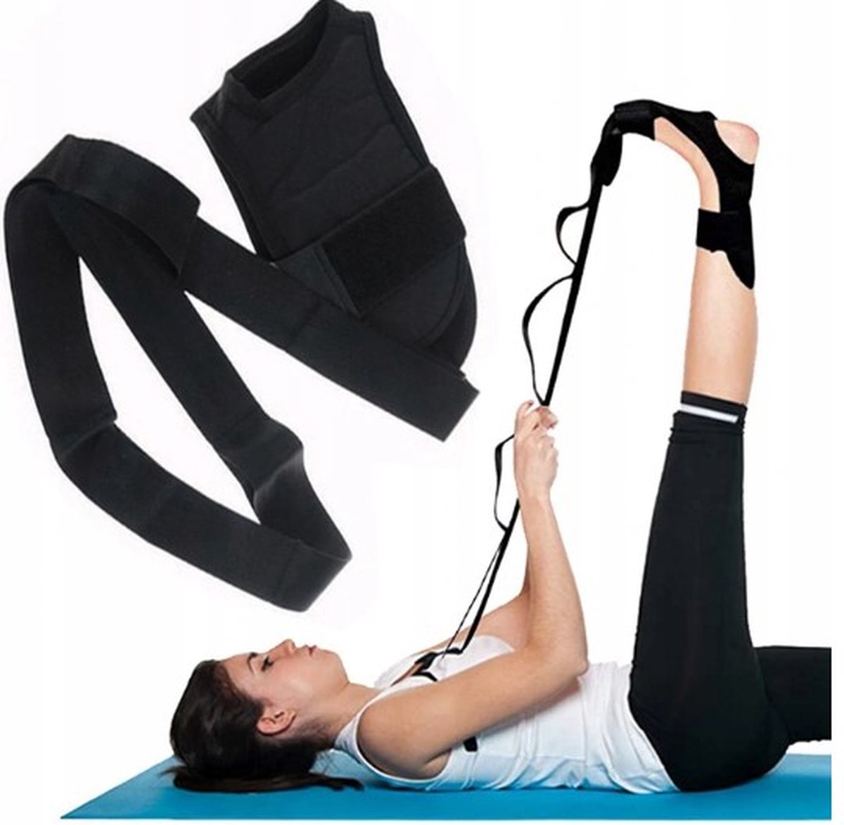 Bande extensible de Yoga, ceinture d'exercice, ballet, bandes de fitness,  ceinture 