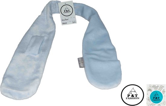 P&T Baby Doorsteek Sjaal - Licht Blauw - 78 x 9cm