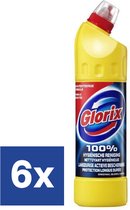 Glorix - Toiletreiniger - Original Bleek/Javel - 100% Hygiënische Reiniging - 750ml x 6