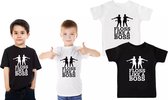 Floss Like a Boss T-shirt wit voor kinderen 7-8 jaar
