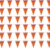 Bellatio Decorations Slinger oranje - 10x10 meter - Holland vlaggenlijn - Nederlandse vlag - Oranje versiering WK/ EK/ Koningsdag