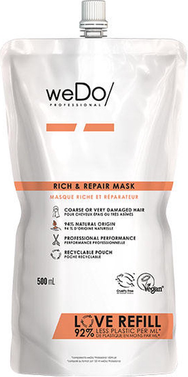 weDo Rich & Repair Hair Mask Pouch 500 ml