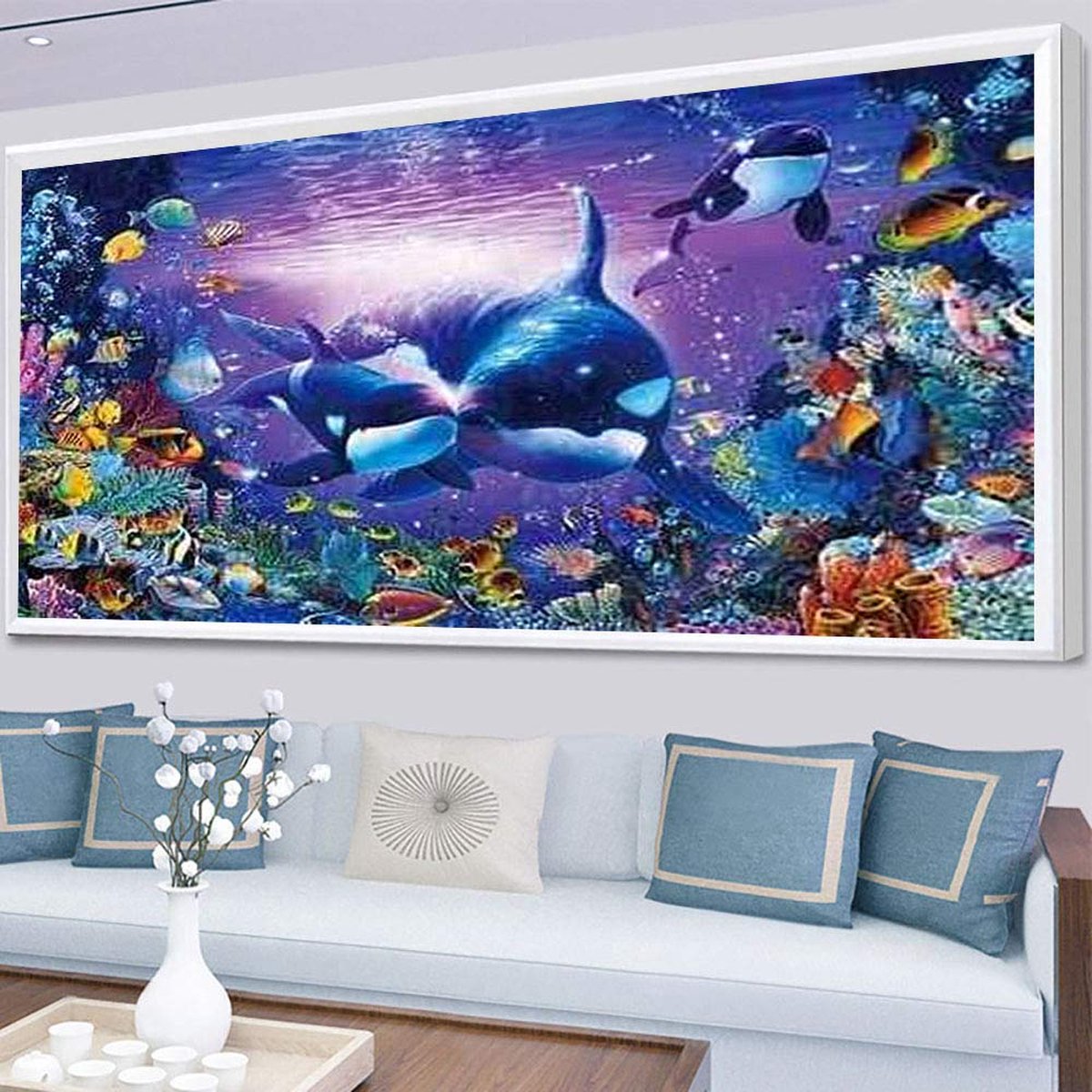 Nicole Knupfer Diamond Painting Full 80x140cm - 5D Diamantbild Schmetterling DIY