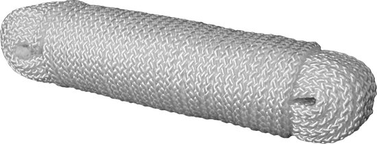 WERKA PRO - 10592 - Katroltouw met haak 30 m - D: 20 mm - Het touw is gevlochten in 4 polypropyleen strengen
