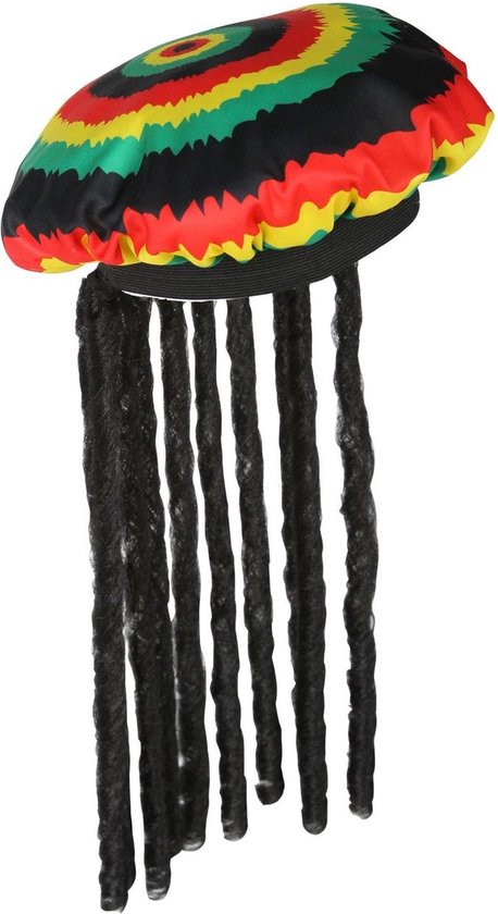 Widmann Bob Marley And Reggae And Rasta Kostuum Rasta Muts Met Dreadlocks Ziggy 