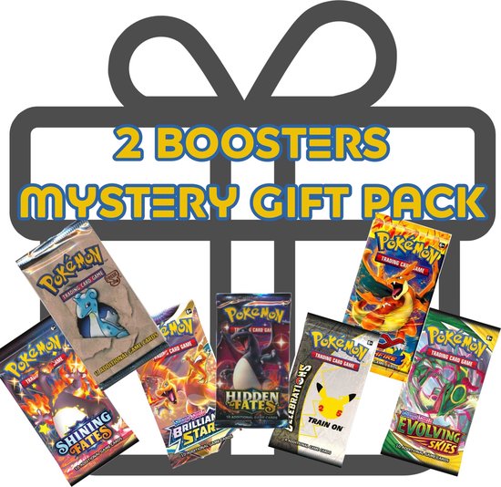 Afbeelding van het spel Pokémon - Mystery Gift Pack | 2 BOOSTERS | Mysterybox