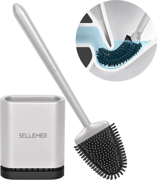 Hoekreinigingsborstels met harde haren, premium borstel voor het grondig reinigen van toilet, tegelvloeren, keuken, badkamer, wastafel, 5 stuks, zwart