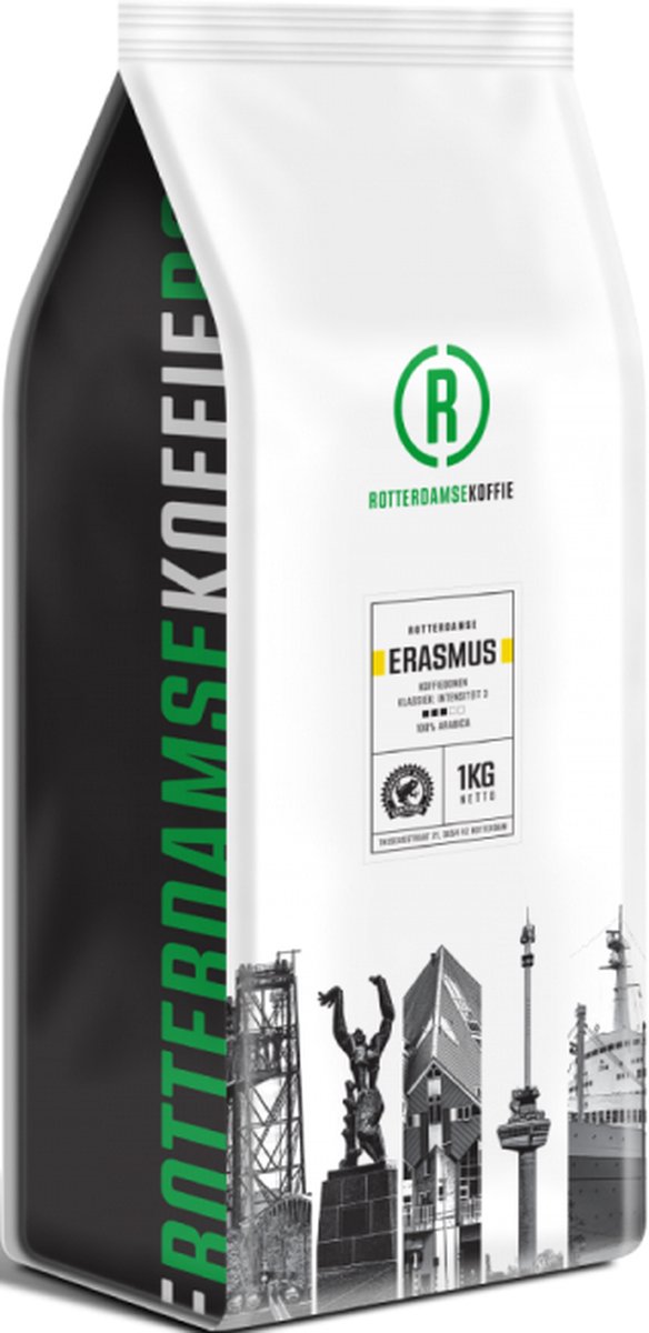 Rotterdamse Koffie ERASMUS Klassiek | koffiebonen 1000 Gram | ORIGINAL