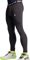 Osaka Baselayer Pants Zwart Homme - Thermo Pants sport running / hockey / padel - Stretch Compression Musclefit Taille M