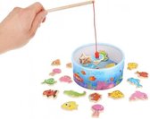 Kruzzel Magnetisch Visspel - 22-Delige Houten Speelset voor Kinderen