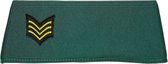 Widmann - Generaal Kostuum - Sergeant Militaire Pet - groen - Carnavalskleding - Verkleedkleding