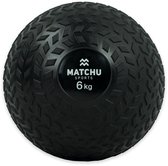 Matchu Sports - Slam ball - 6 kg - Stevig rubber - Zwart
