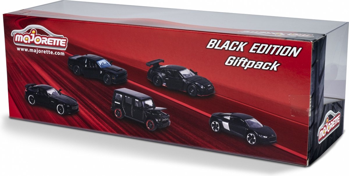 Majorette Black Edition Gift Pack, 5pcs.