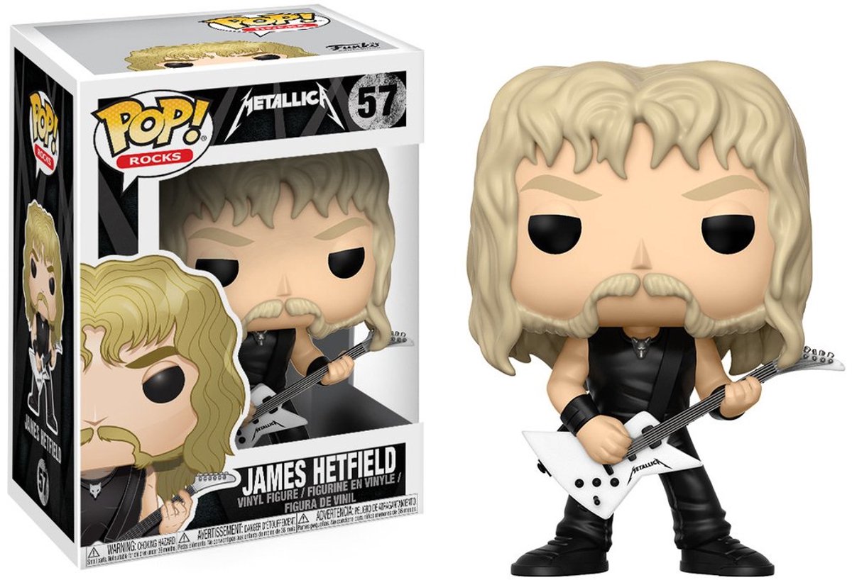 Funko Pop! Metallica - James Hetfield #57 - Vaulted Rare zeldzaam Grail