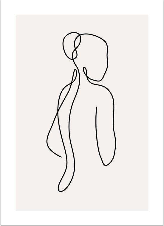 Abstract Lady - Poster - A0 - 84.1 x 118.9 cm