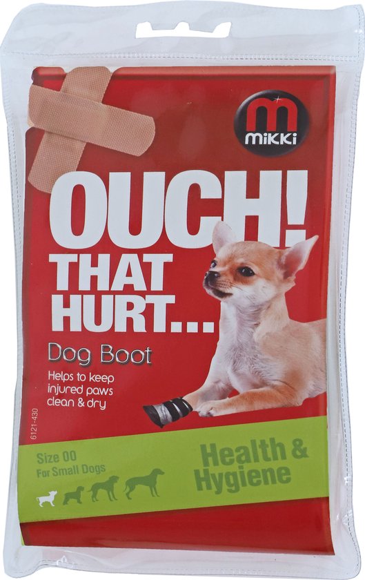 Mikki Dog Boot Hondenschoen Beschermschoen Kleur zwart/grijs