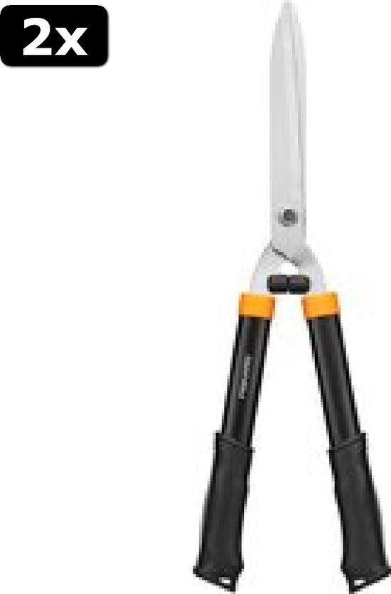 FISKARS Herramientas de jardín - Tijera corta setos Singlestep 1001433