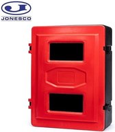 Armoire double pour extincteurs Jonesco JBDE72 - armoire pour extincteurs - armoire en plastique - armoire de sécurité - montage mural - extincteurs - accessoires