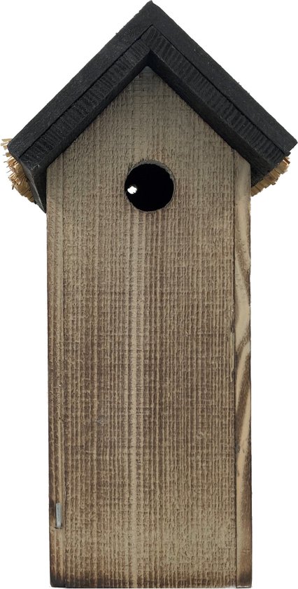 GARDEN SPIRIT Nichoir avec toit en paille Nichoir 17 x 17 x 35 cm