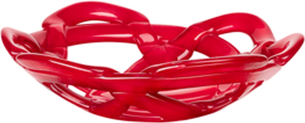 Kosta Boda Basket Schaal rood - �5mm