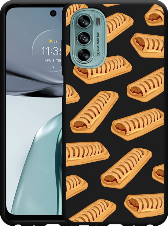 COVER CARBON PER MOTOROLA MOTO G62 5G CUSTODIA NERA OPACA TPU - Foto 8