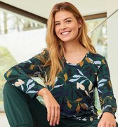 Nina Von C Pyjama shirt / Lounge shirt - Jungle Green - 48 - Groen