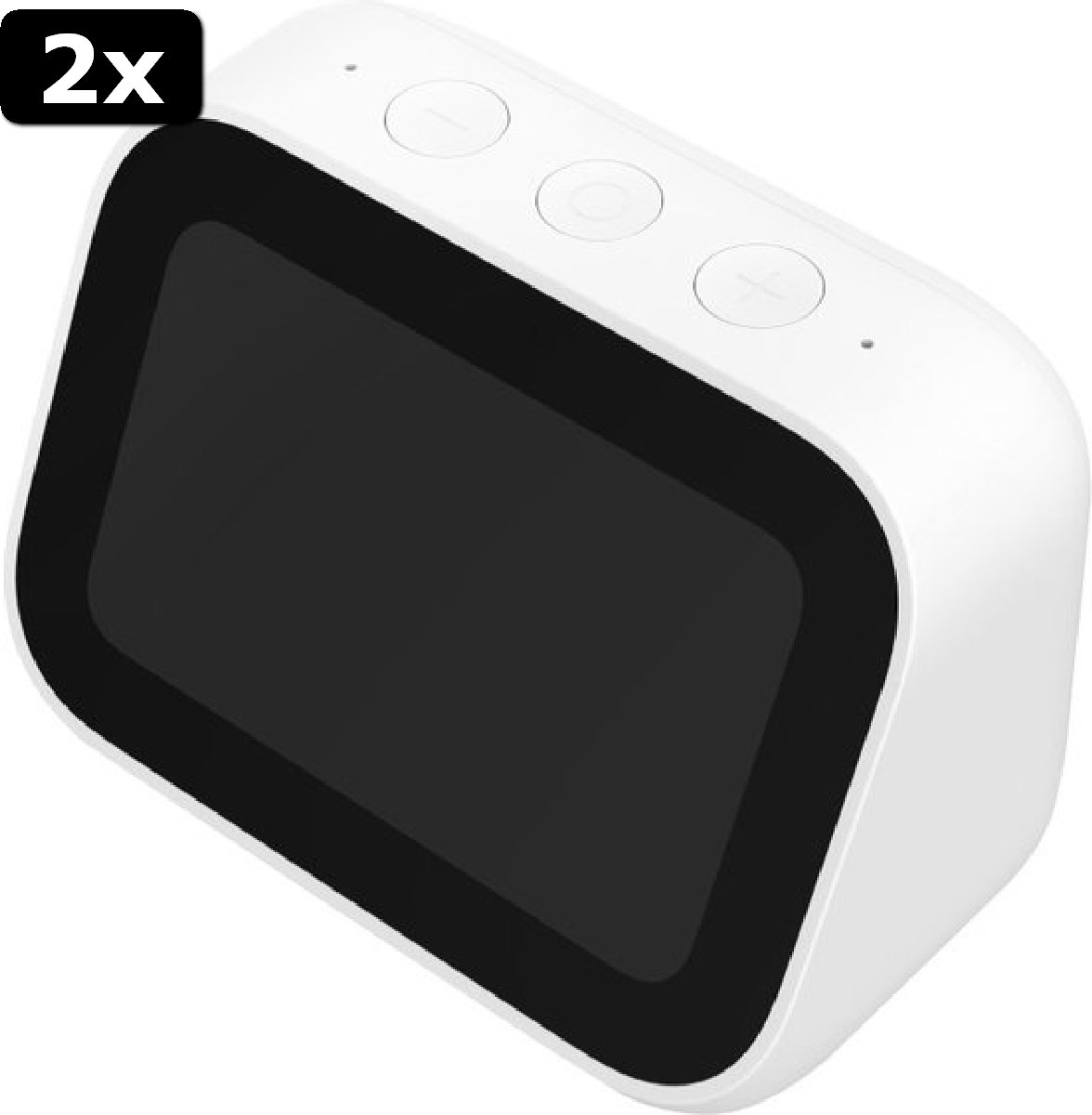 2x Xiaomi Mi Smart Clock - XM210007 Slimme luidspreker Wit/zwart