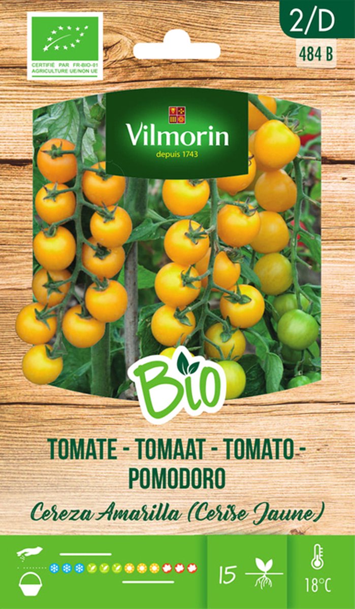 Vilmorin - Tomaat Cereza amarilla BIO - V484B