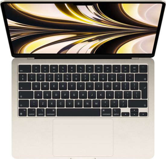 Apple MacBook Air (2022) MLY13N/A - CTO - 13.6 inch - Apple M2 - 256 GB - Sterrenlicht - Apple - Hoofdafbeelding