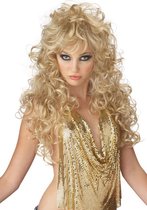 CALIFORNIA COSTUMES - Lange blonde jaren 80 pruik voor vrouwen