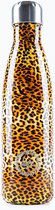 Leopard - Drinkfles - RVS drinkfles - waterfles - RVS waterfles