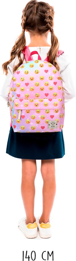 Milky Kiss Rise and Shine Rugzak - Schooltas meisje - Multi - Emojis - Milky Kiss