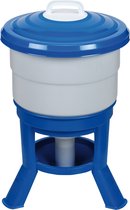 Gaun Imperial drinktoren – Pluimvee drinktoren op pootjes met afsluitbare deksel – Drinkbak voor pluimvee – 40 Liter – Blauw