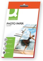 Q-CONNECT fotopapier, ft 10 x 15 cm, 180 g, pak van 25 vel 28 stuks