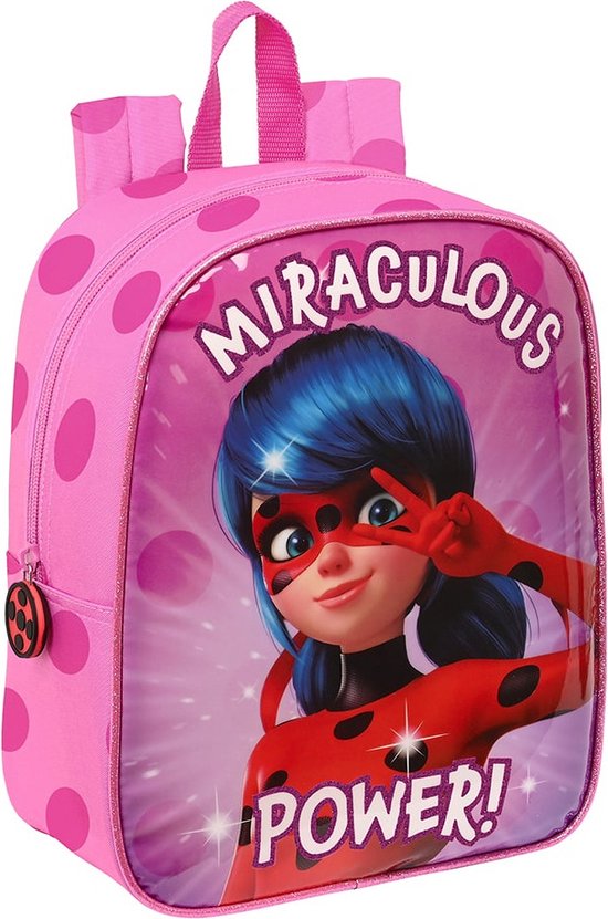 Sac à dos pour tout-petit Miraculous , Power - 27 x 22 x 10 cm - Polyester