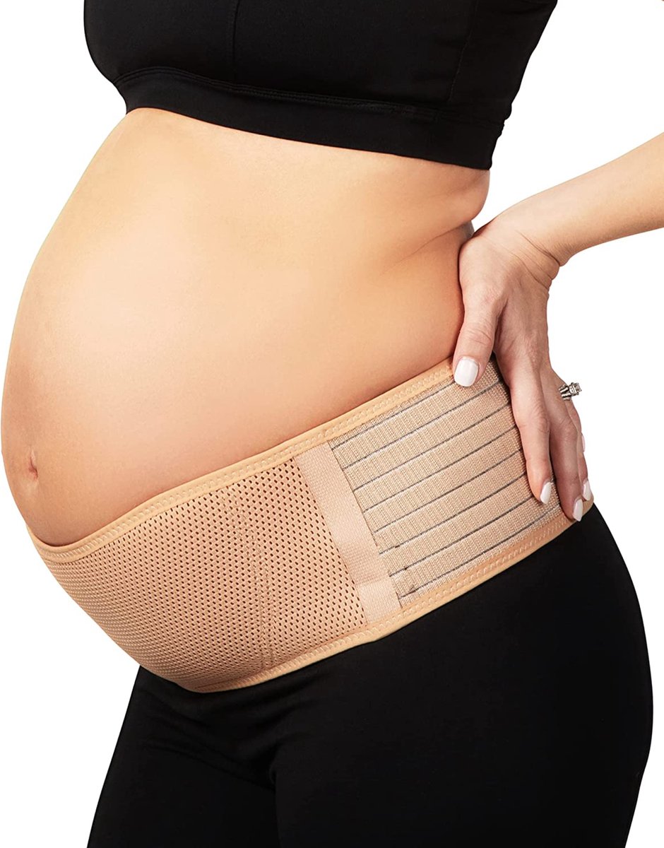 BOTC Zwangerschapssteunband - Bekkenbrace - Zwangerschapsbrace - Zwangerschap Gordel - Bekkenband - Beige - XL