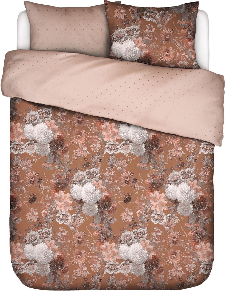 ESSENZA Maily Dekbedovertrek Mokka - Tweepersoons – 200x200/220 cm