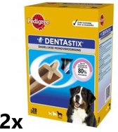 Pedigree Dentastix - Maxi - 2x1080g - 2 verpakkingen van 28 sticks