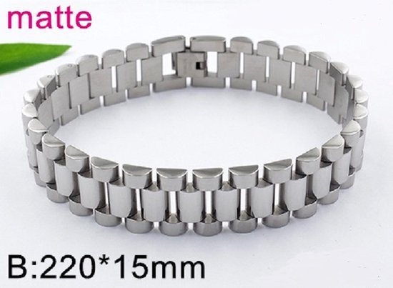 Sui overdrijving puree Rolex schakel armband staal lengte 22 cm 4748 | bol.com
